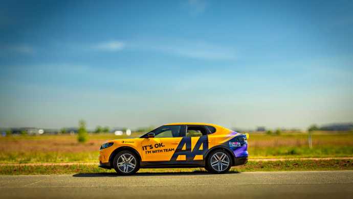 The AA in Europa EV Rally